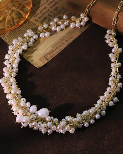 Vintage Layered Pearl Choker