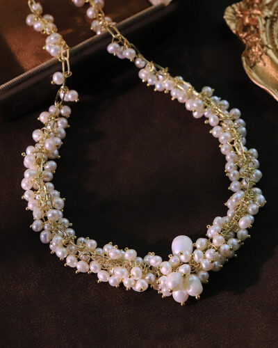 Vintage Layered Pearl Choker