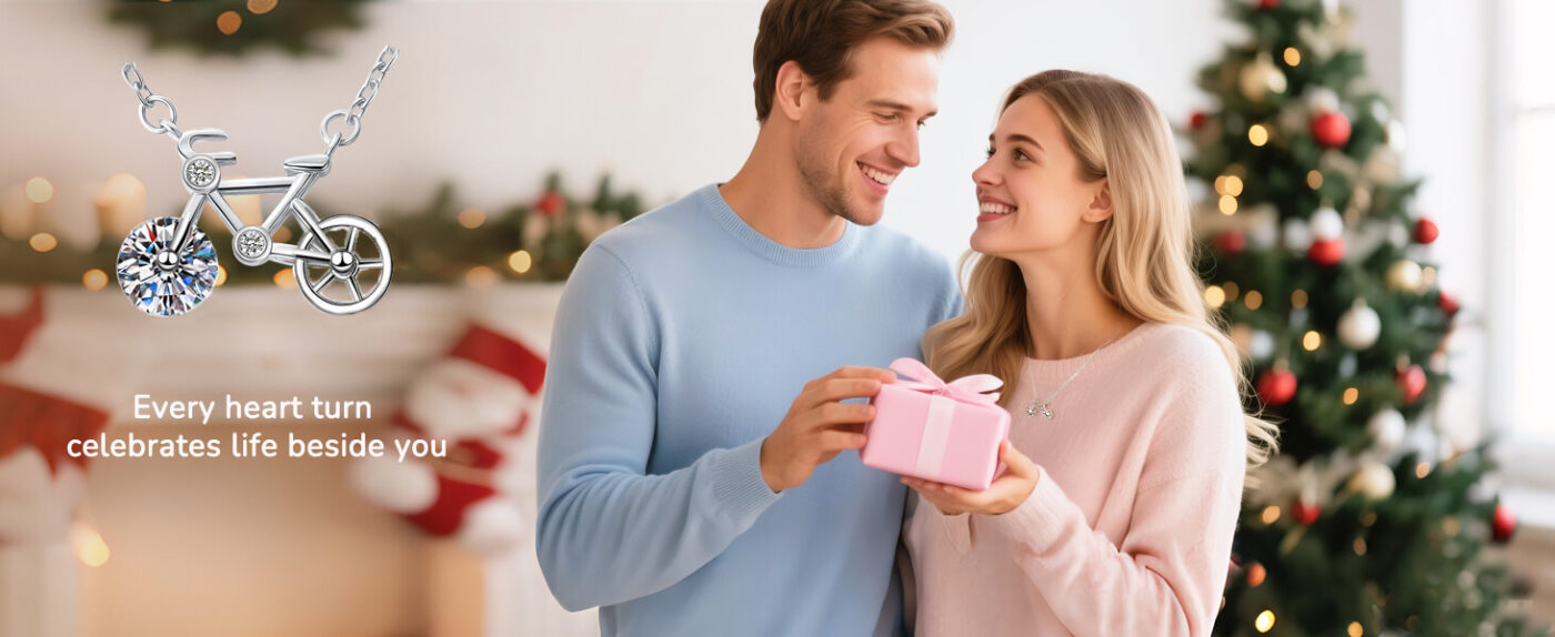 Fashion 925 Sterling Silver Bicycle Pendant Necklace 4