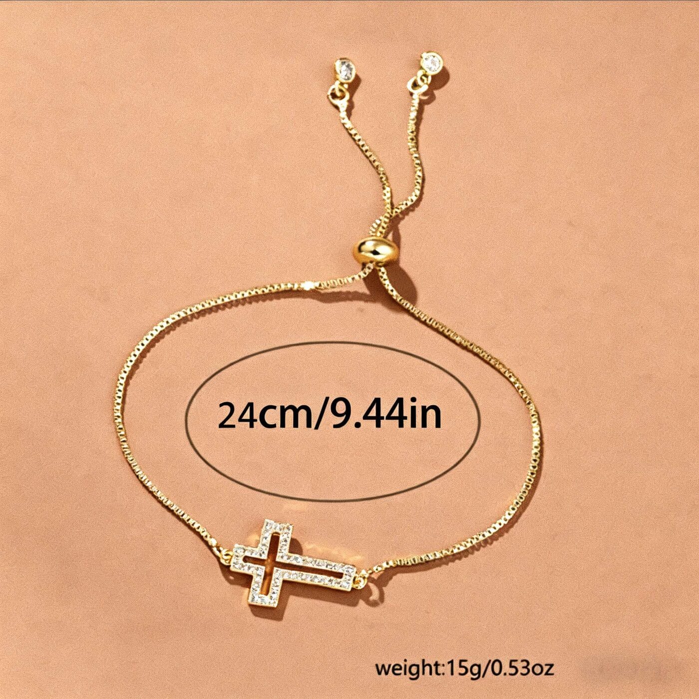 Fashion Copper Cross Bracelet for Women 11