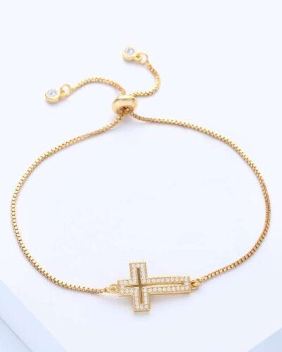 Fashion Copper Cross Bracelet for Women 4