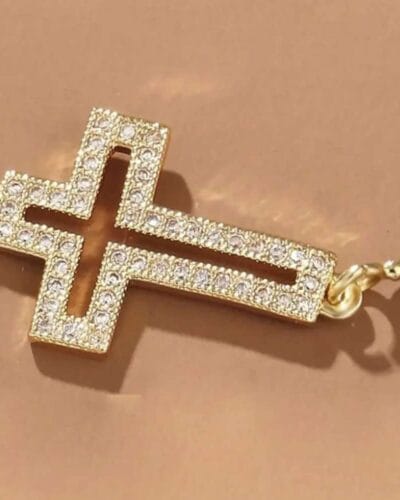 Fashion Copper Cross Bracelet for Women 9