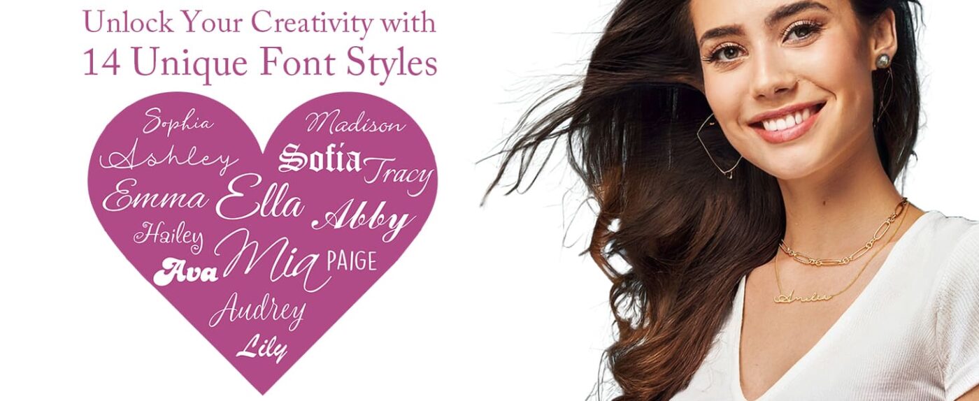 Fashion Gold Plated Stainless Steel Custom Letter Name Necklace 1 1