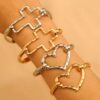 Fashionable Punk Gothic Style Alloy Cross Bracelet