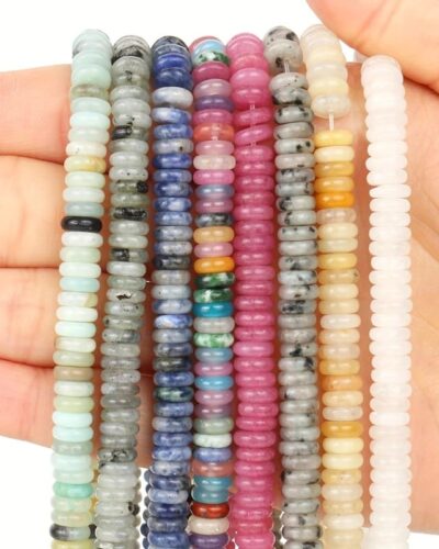 6*2MM Abacus Shape Crystal Beads Jewellery Making