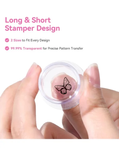 French Tip Nail Stamp 4PCS 11