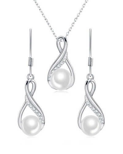 Freshwater Pearl Jewelry Set Birthstone For June 4