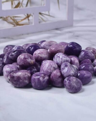 Genuine Dream Purple Mica Tumbled Stones Bulk