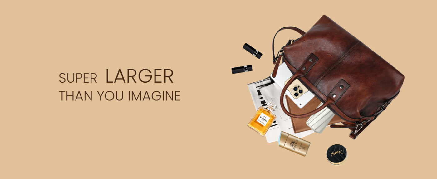 Genuine Leather Crossbody Bag Vintage Designer Satchel Tote Bag 13