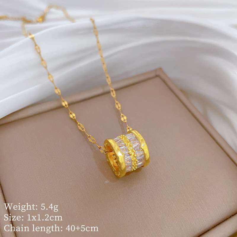 Gold Plated Lady Necklace with Pendant Wholesale