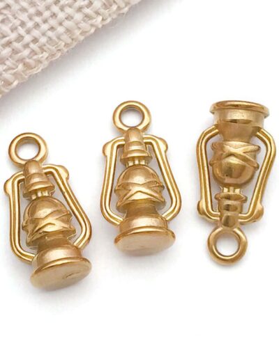 Gold Plated Stainless Steel Anchor Charm Nautical Theme