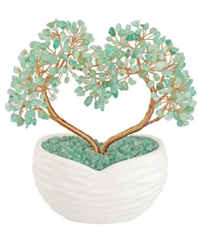 Crushed Stones Heart Amethyst Crystal Trees Bulk