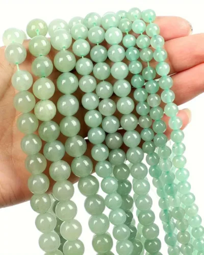 Green Aventurine Crystal Beads to Make Jewelry