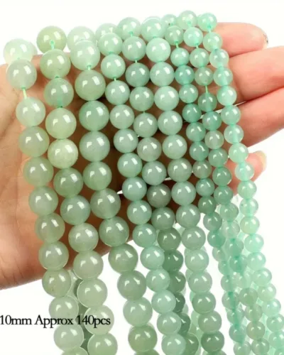 Green Aventurine Crystal Beads to Make Jewelry