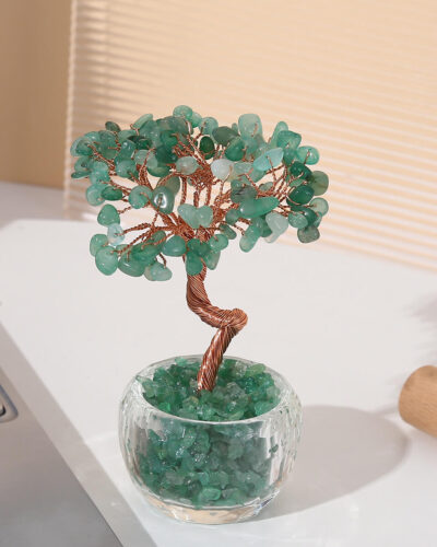 Natural Green Aventurine Crystal Trees for Sale Bulk