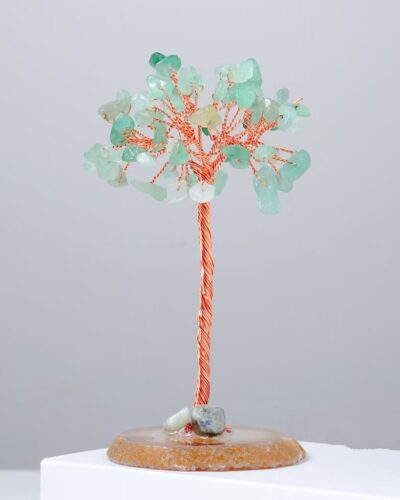 Simple Crystal Tree of Life and Chakras Agate Base Wholesale