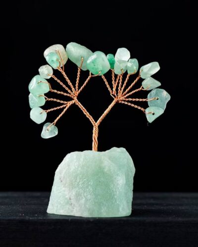 Lapis Lazuli Chakra Tree Crystals with Raw Stone Base