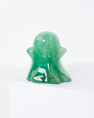 Mini Ghost Opalite Carving Halloween Decor