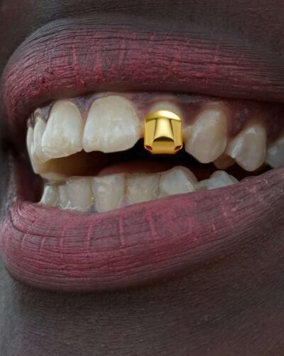 HIPHOP Gold-Plated Single Grillz Wholesale