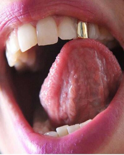 HIPHOP Gold-Plated Single Grillz Wholesale