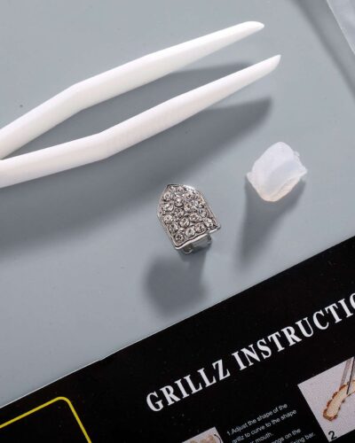 HIPHOP One Tooth Grillz with Cross Design