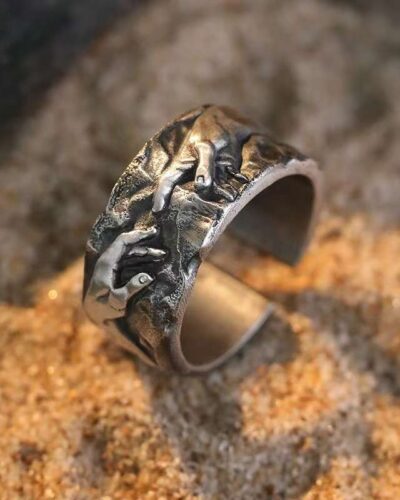 Alternatywny widok Hand of God Vintage Rings for Men Wholesale