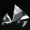 Healing Transparent K9 Pyramid Crystals Prisms Bulk