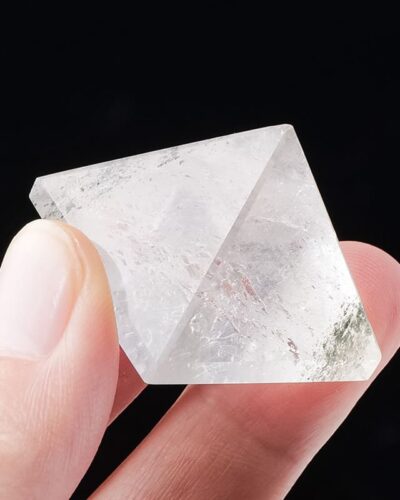 High-Quality Clear Quartz Pyramid Feng Shui Ornament