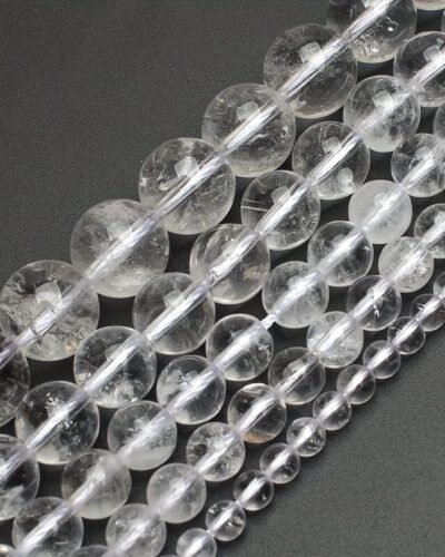 High-Quality Round Clear Quartz Beads Wholesale