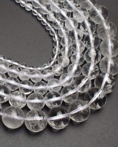 High-Quality Round Clear Quartz Beads Wholesale