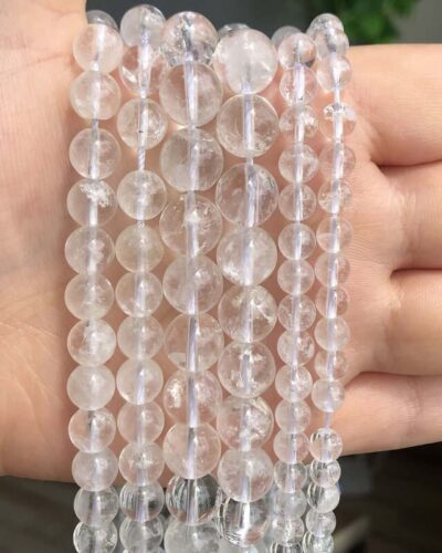 High-Quality Round Clear Quartz Beads Wholesale