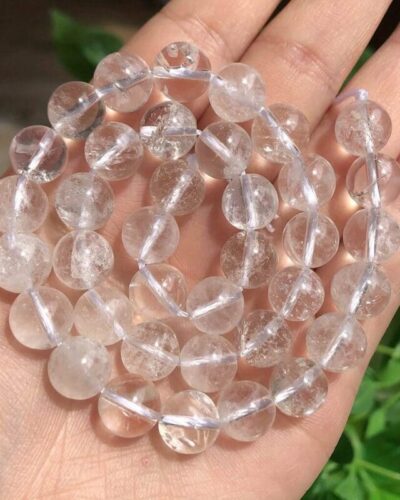 High-Quality Round Clear Quartz Beads Wholesale