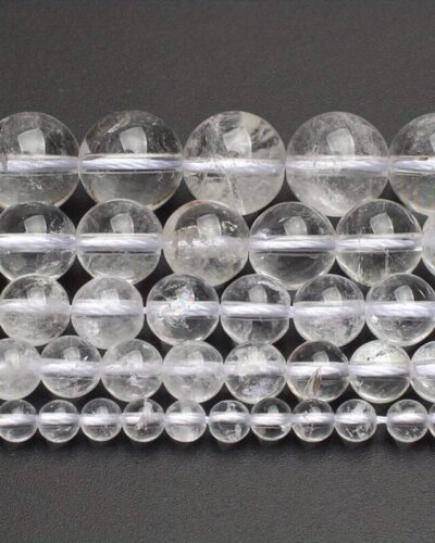High-Quality Round Clear Quartz Beads Wholesale