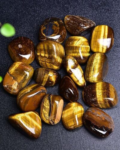 High-Quality Tiger Eye Tumbles 0.1Kg Bulk