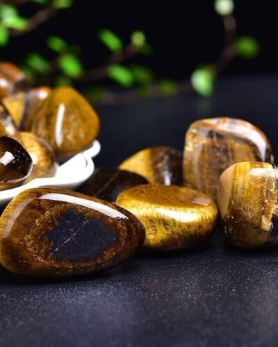 High-Quality Tiger Eye Tumbles 0.1Kg Bulk