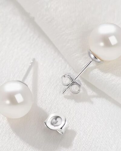 Hypoallergenic Single Pearl Stud Earrings Body Piercing