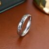 I Am Enough Engraved Inscription 4mm Stainless Steel Ring
