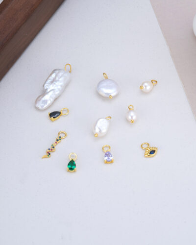 Geometric Baroque Pearl Pendant DIY Making