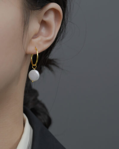 Alternatief beeld van S925 Geometric Baroque Pearl Pendant DIY Making