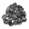 Irregular Snowflake Black Obsidian Tumbled Stones