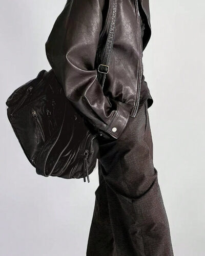 Alternative view of Black Leather Shoulder Handbags ​Tote Hobo Bags For Women