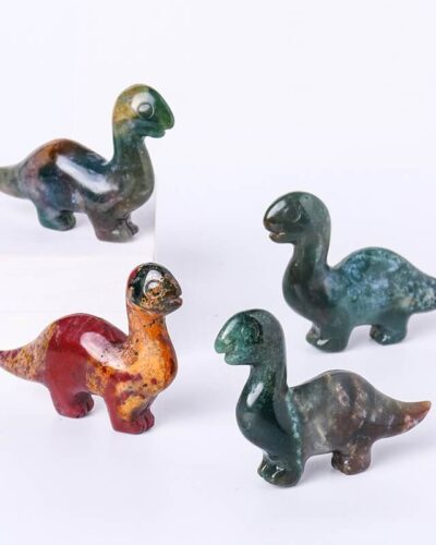 Large Dinosaur Crystal Animal Carvings Bulk