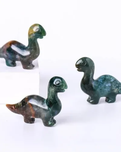 Large Dinosaur Crystal Animal Carvings Bulk