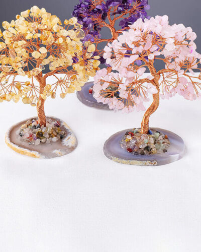 Large Tree of Life Chakras Crystal Money Trees