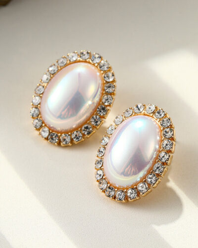 Layered Twisted Gold Pearl Choker 7