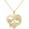 Luxury S925 Sterling Silver Moissanite Necklace for Mom