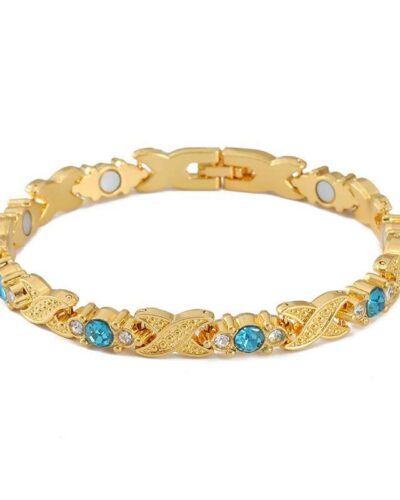 Magnetic Crossover Bracelet with Multicolor