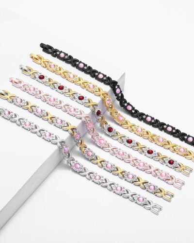 Vue alternative de Magnetic Crossover Bracelet with Multicolor