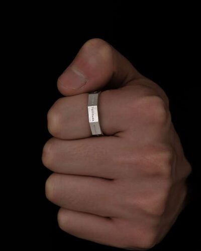 Alternativní pohled na Men Vintage Rings with Seven Virtues Design