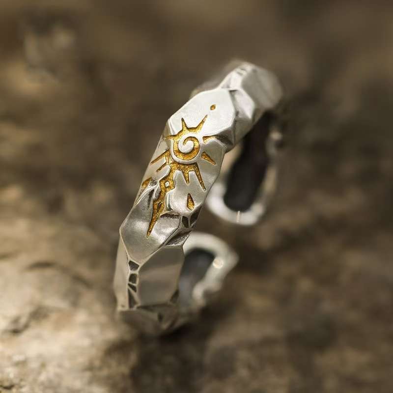 Mens Vintage Rings with Wishing Stone Wholesale